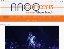 Tablet Screenshot of aaoo-concerts.de